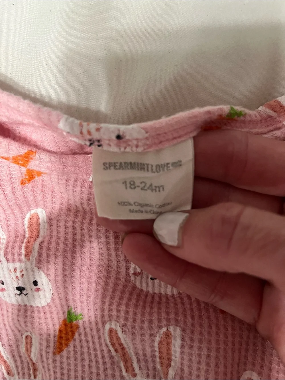 Spearmint Love Easter Bunny Pajamas